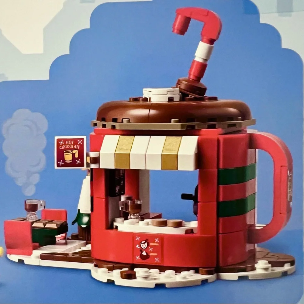 LEGO ‘Limited Edition’ Holidays Hot Chocolate Stand 40776 Christmas-256 Pcs.,NIB
